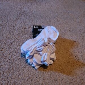 Under Armour white socks